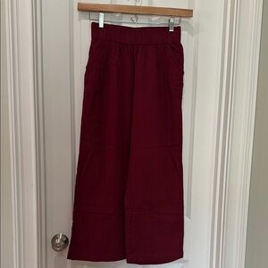 Pact Organic Burgundy Pants